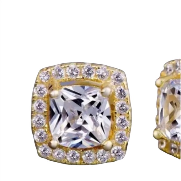 925 Sterling silver sparkly and shiny Earring - Picture 2 of 5